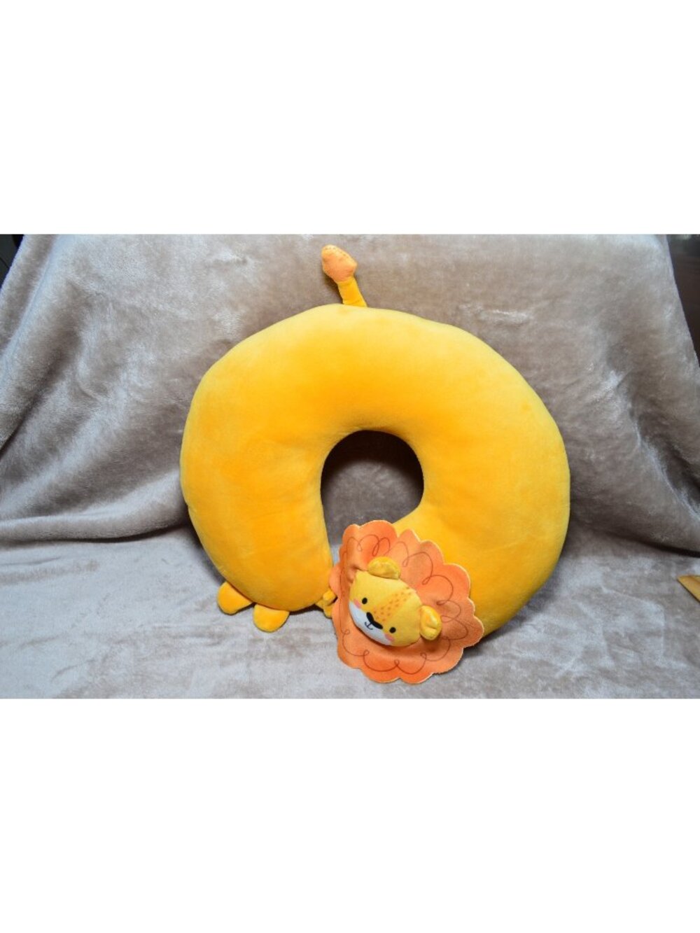 Baby Lion Travel Neck Pillow Soft Plush Kawaii Comfy Whimsical Toy Kidcore